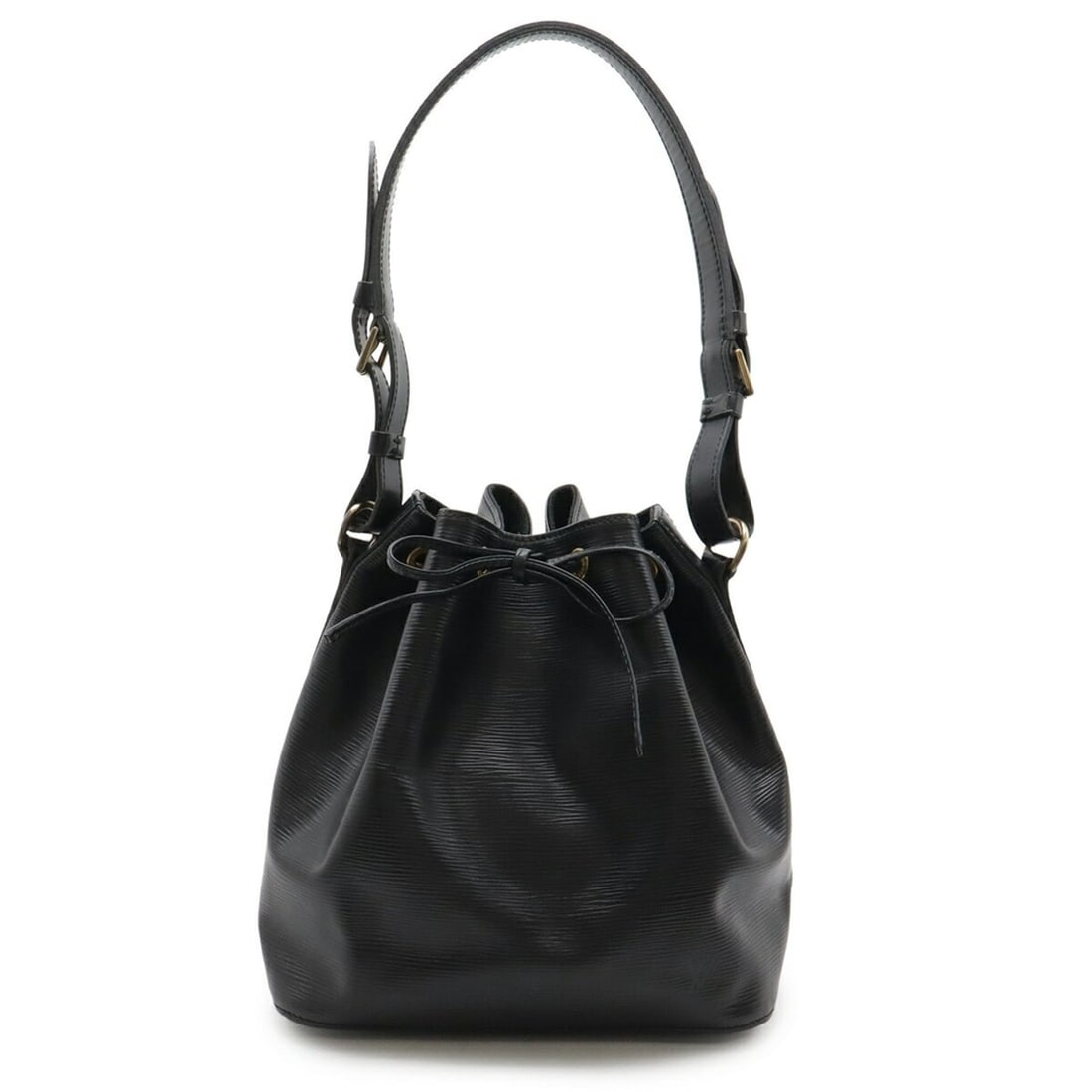 LOUIS VUITTON Epi Petit Noe Shoulder Bag, Noir, Black, M59012 (1 of 11)