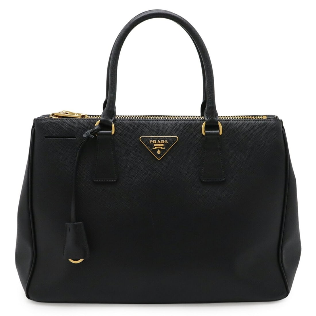 PRADA SAFFIANO LUX Saffiano Handbag Tote Bag in Black Leather (NERO) BN2274 (1 of 11)