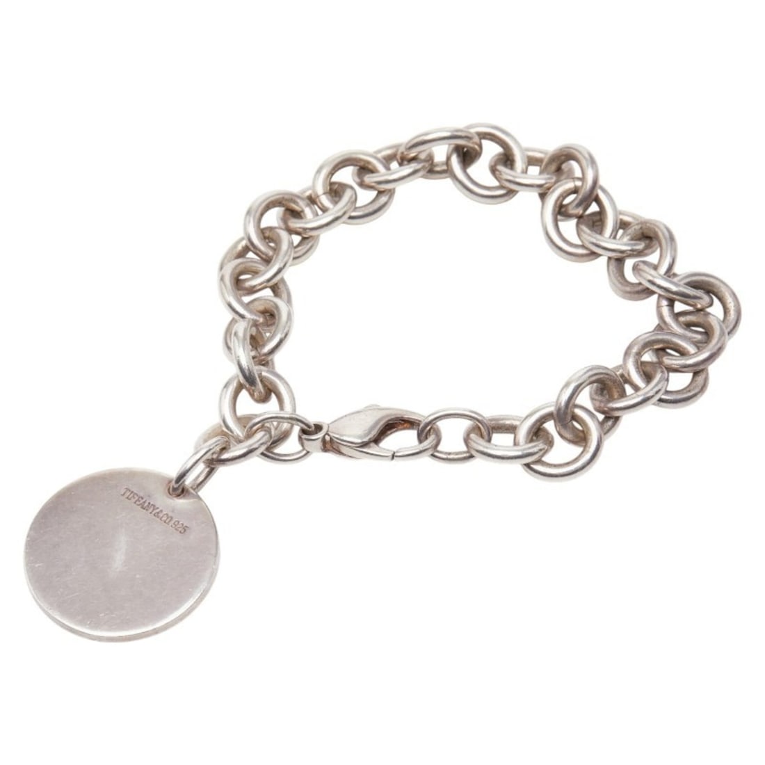 Tiffany Return to Round Tag Bracelet in 925 Sterling Silver for Women. TIFFANY & Co. (1 of 14)