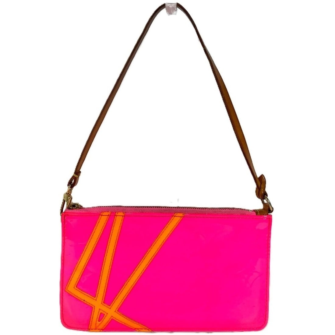 LOUIS VUITTON M91906 Monogram Vernis Fluo Lexington Handbag/Shoulder Bag/Accessory Pouch/Shoulder (1 of 14)