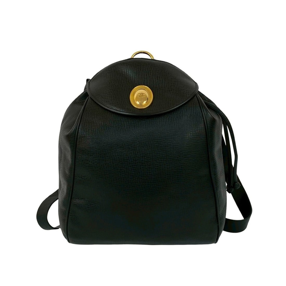 Christian Dior CD Leather Backpack/Daypack in Black (11893) (1 of 10)