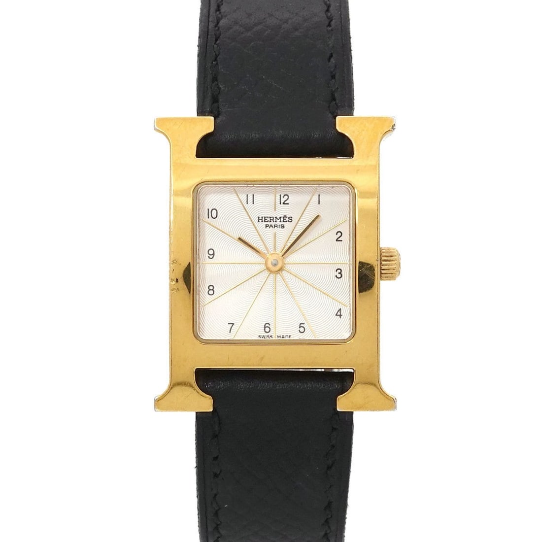 Hermès H Watch HH1 201 Women's Silver Quartz (1 of 7)