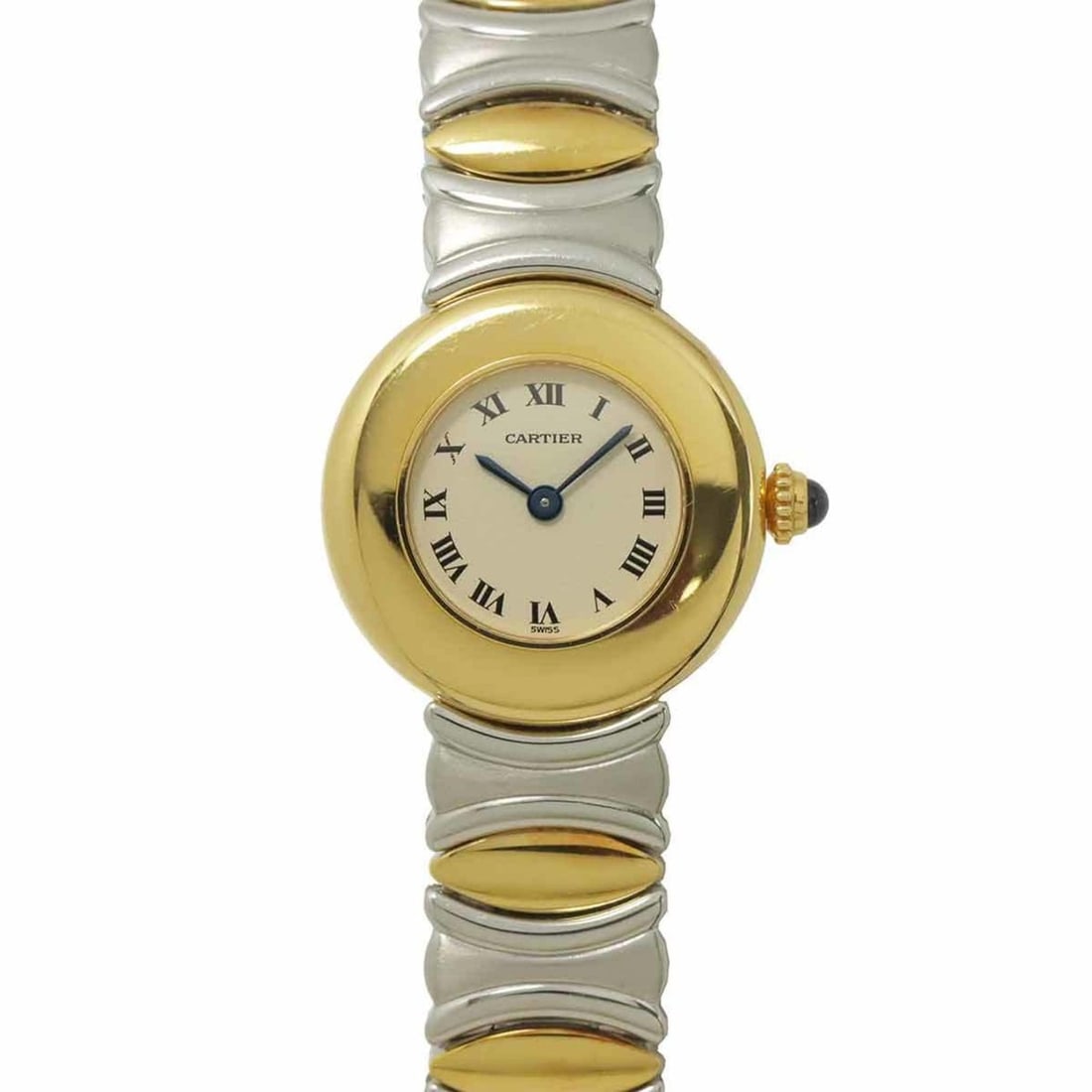 Cartier Colisee Belle Epoque Two-Tone Watch W40001F2 Women's Ivory 18K Yellow Gold Quartz: --- Catalog ---Category: SizeWrist Size: 15.5cm / 6.1''Case Diameter: 24mm / 0.94''Category: DesignType: WristwatchGender: WomenColor (Dial): IvoryMaterial (Band): Stainless steel, Yellow gold (18K)Ma