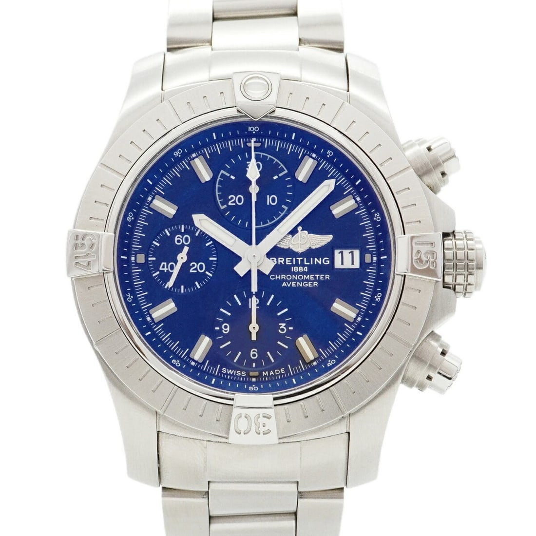 Breitling Avenger A13385 Blue Dial Men's Watch (1 of 9)
