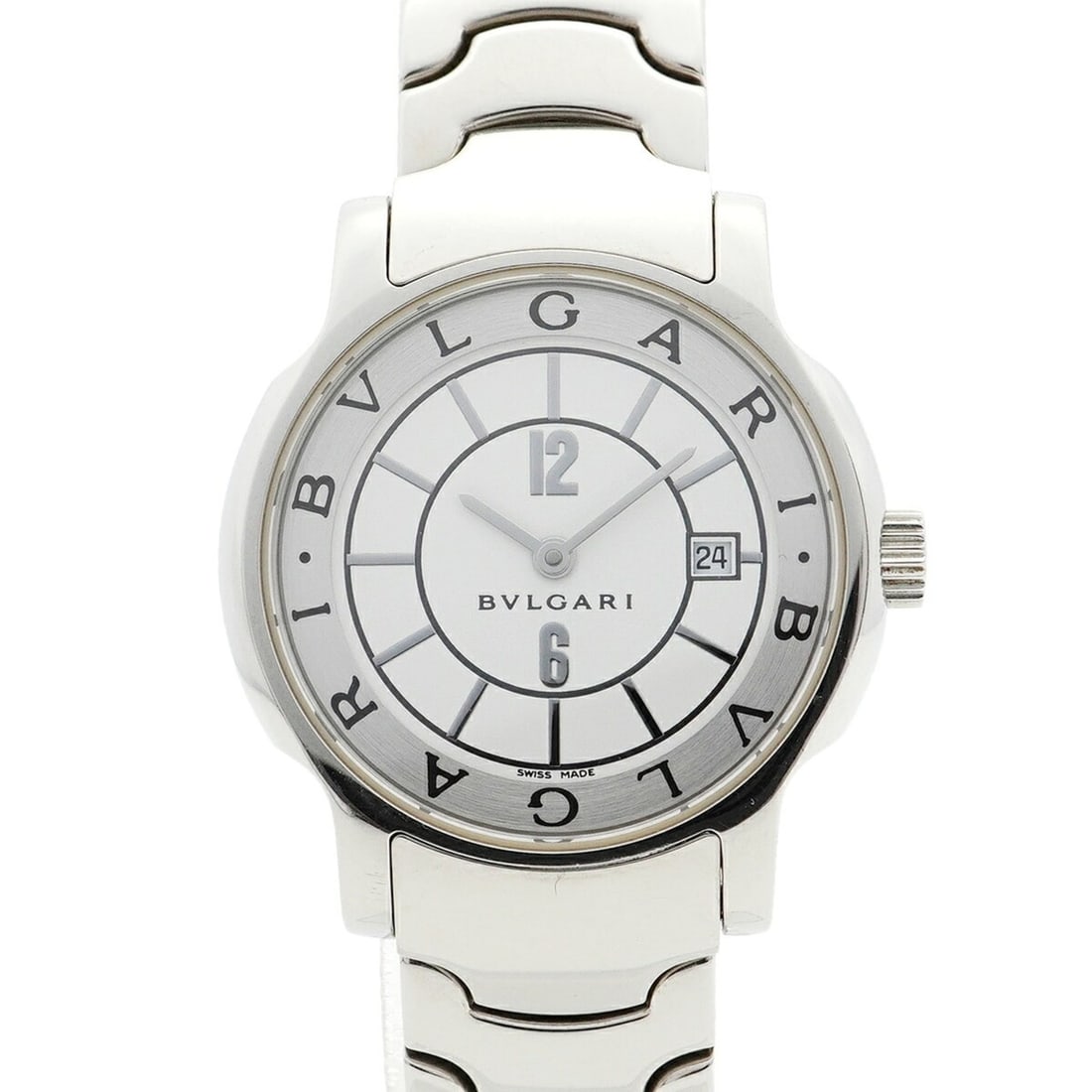 Bvlgari Solotempo ST29S Silver Dial Women's Watch (1 of 10)
