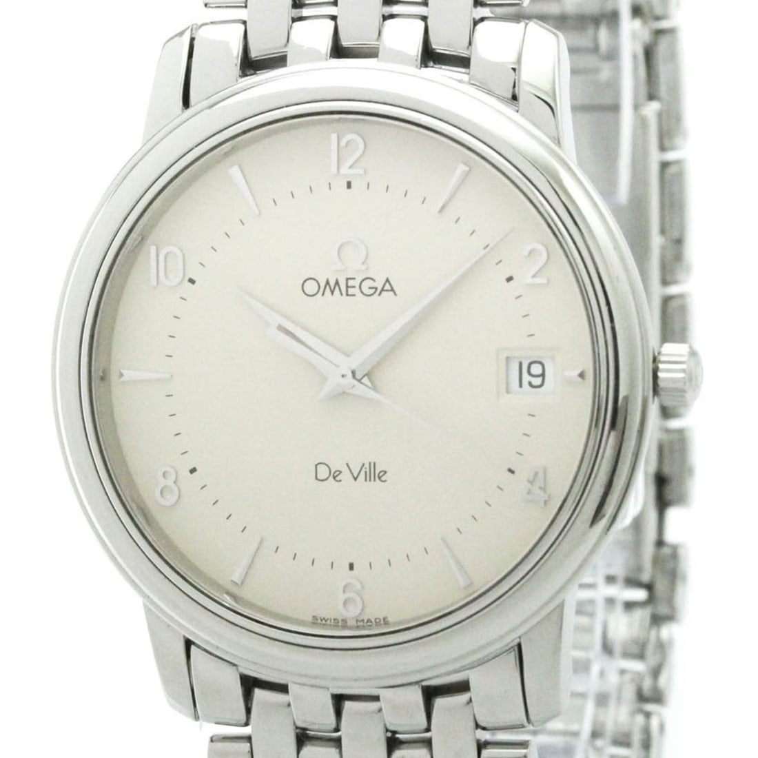 OMEGA De Ville Prestige Steel Quartz Mens Watch 4510.30 Polished (1 of 8)
