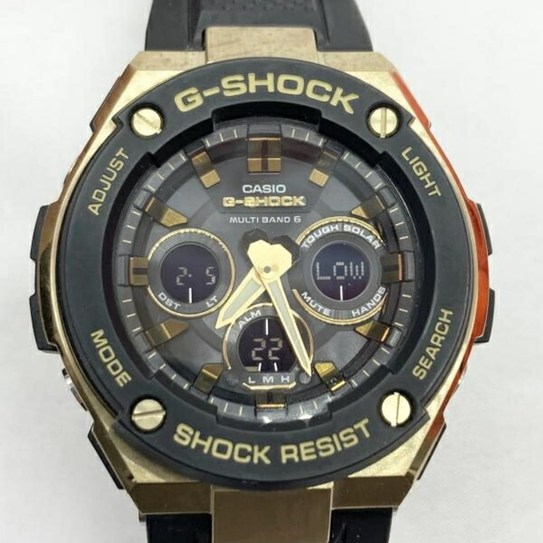 CASIO G-SHOCK Watch GST-W300G-1A1JF Radio-Controlled Solar with Box, Black and Gold (1 of 6)