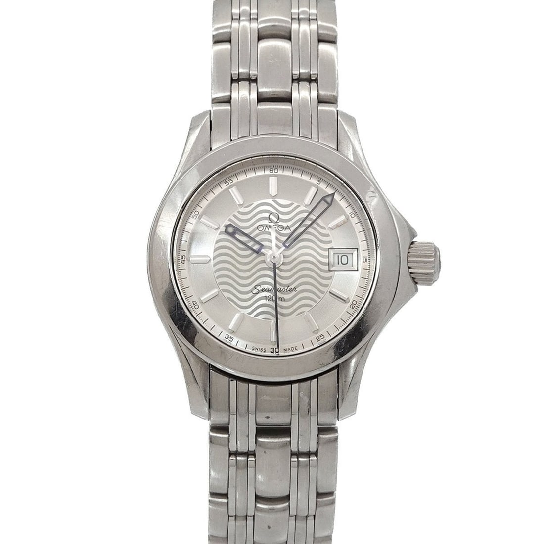 OMEGA Seamaster 120 2581 31 Women's Watch with Date Display, Silver Quartz Movement (1 of 6)