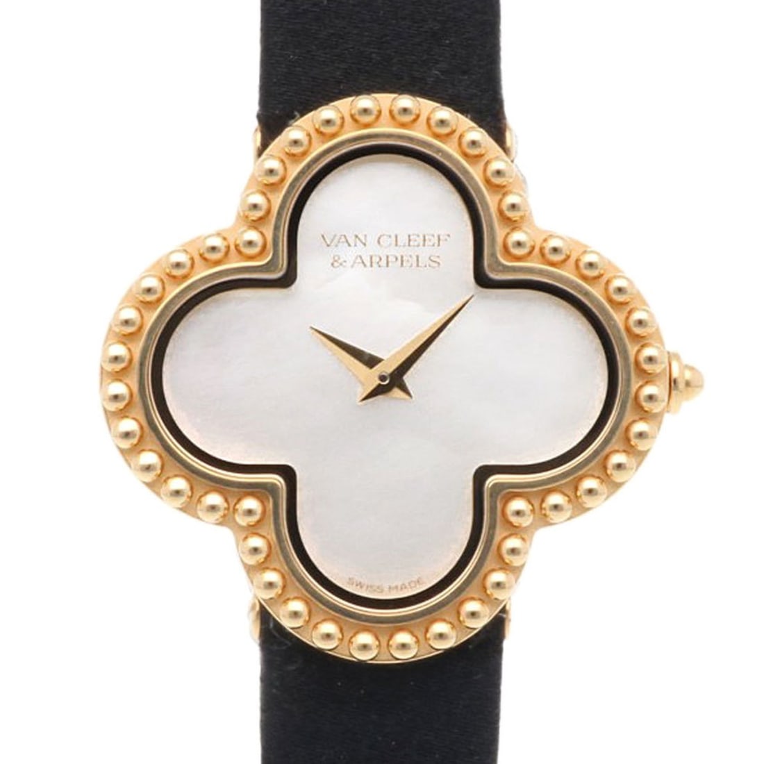 Pre-owned Van Cleef & Arpels Alhambra watch, 18k gold, quartz movement, 136574, for women, with (1 of 11)