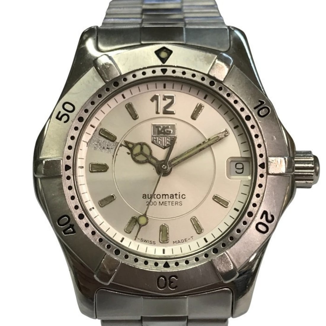 TAG HEUER Men's Analog Automatic Watch, 2000 Series, Stainless Steel, WK2216 T1 (1 of 10)