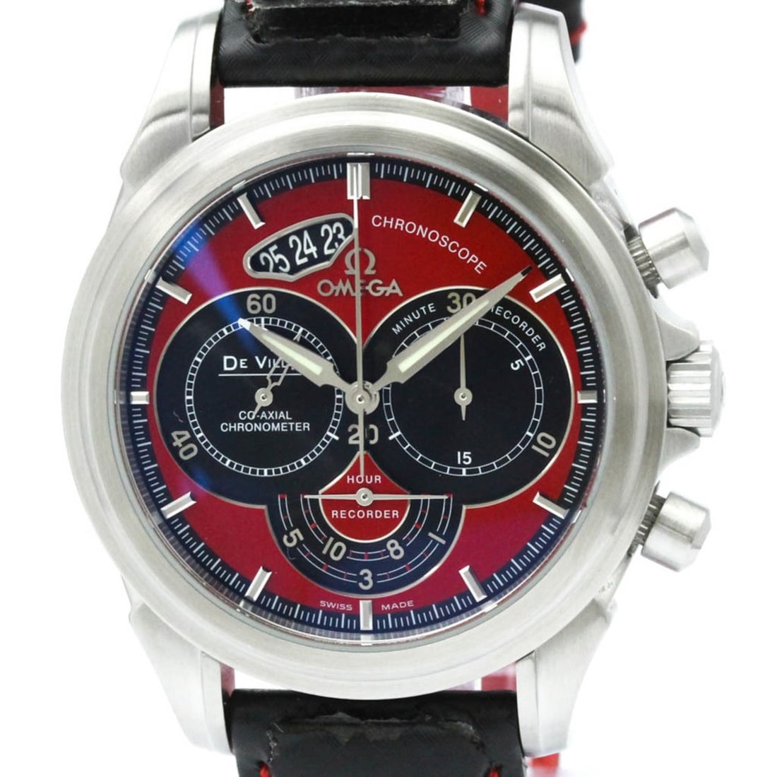 OMEGA De Ville Chronoscope CO-Axial Steel Watch 4851.61.31 Polished (1 of 8)
