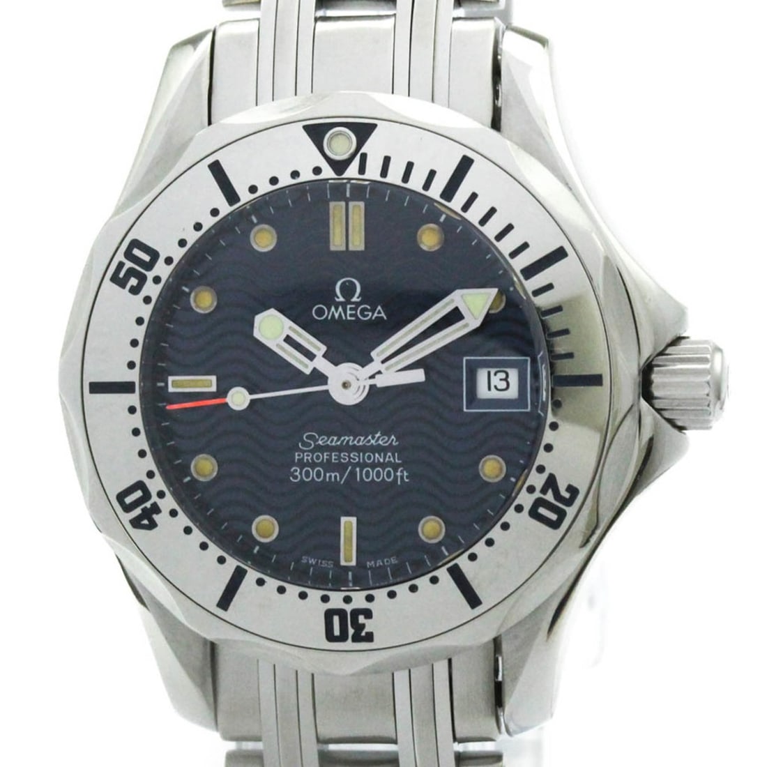 OMEGA Seamaster Professional 300M Quartz Ladies Watch 2582.80 Polished: --- Catalog ---Category: SizeCase Diameter: 29mm / 1.14''Category: DesignType: WristwatchStyle: SportGender: WomenColor (Dial): BlueMaterial (Band): Stainless steelMaterial (Case): Stainless steelCate