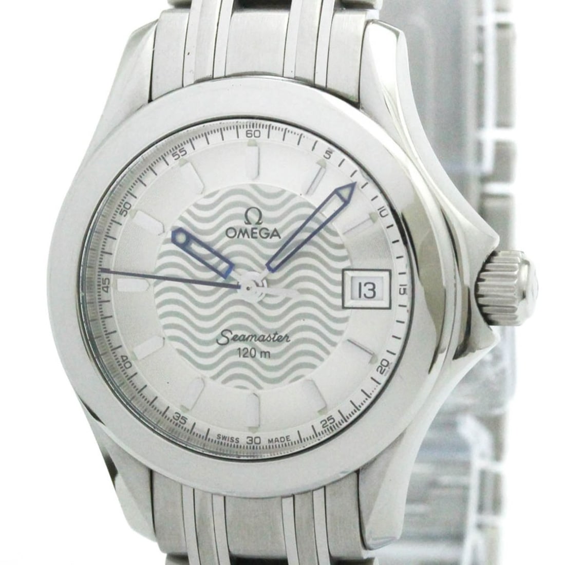 OMEGA Seamaster 120M Steel Quartz Ladies Watch 2581.31 Polished: --- Catalog ---Category: SizeCase Diameter: 26mm / 1.02''Category: DesignType: WristwatchStyle: SportGender: WomenColor (Dial): SilverMaterial (Band): Stainless steelMaterial (Case): Stainless steelCa