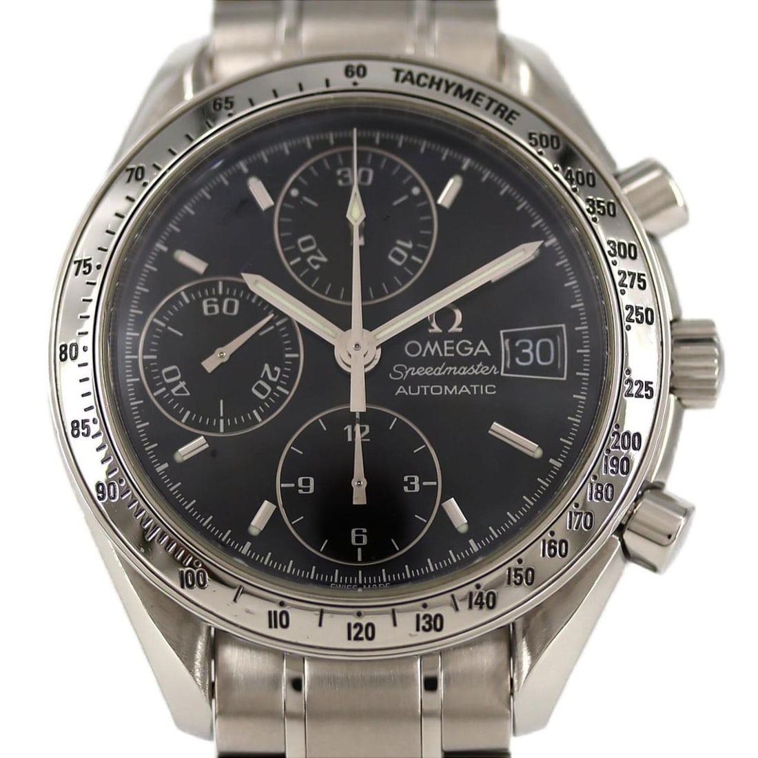 Omega Speedmaster Date 3513.50 Stainless Steel Automatic Watch (1 of 9)