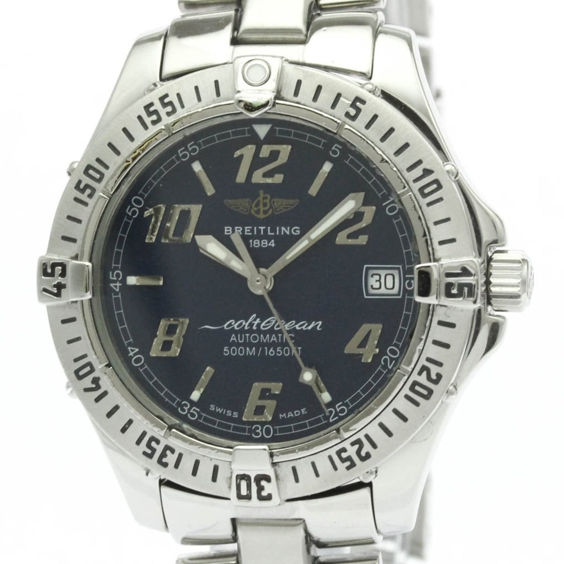 BREITLING Colt Ocean Steel Automatic Mens Watch A17050 Polished (1 of 10)