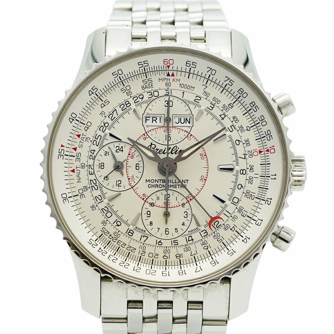 Breitling Navitimer A21330 Silver Dial Men's Watch (1 of 12)
