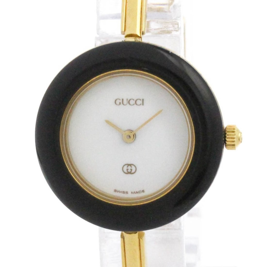 GUCCI Gold Plated Quartz Ladies Watch 1100L (1 of 9)