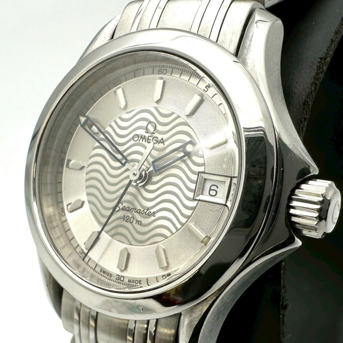 OMEGA Seamaster 120 2581.31 Date Quartz Stainless Steel Silver Women's Watch (1 of 9)