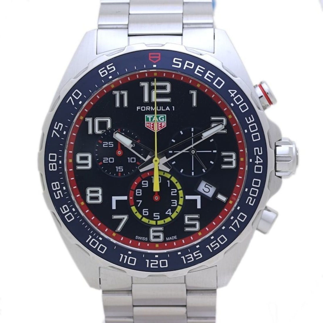 TAG HEUER Formula 1 Chronograph Red Bull Racing CAZ101AL.BA0842 Men's Stainless Steel Watch 40187: --- Catalog ---Category: SizeWrist Size: 19.5cm / 7.67''Case Diameter: 43mm / 1.69''Category: DesignGender: MenDisplay: AnalogColor (Dial): BlueMaterial (Band): Stainless steelMaterial (Case): Stainle