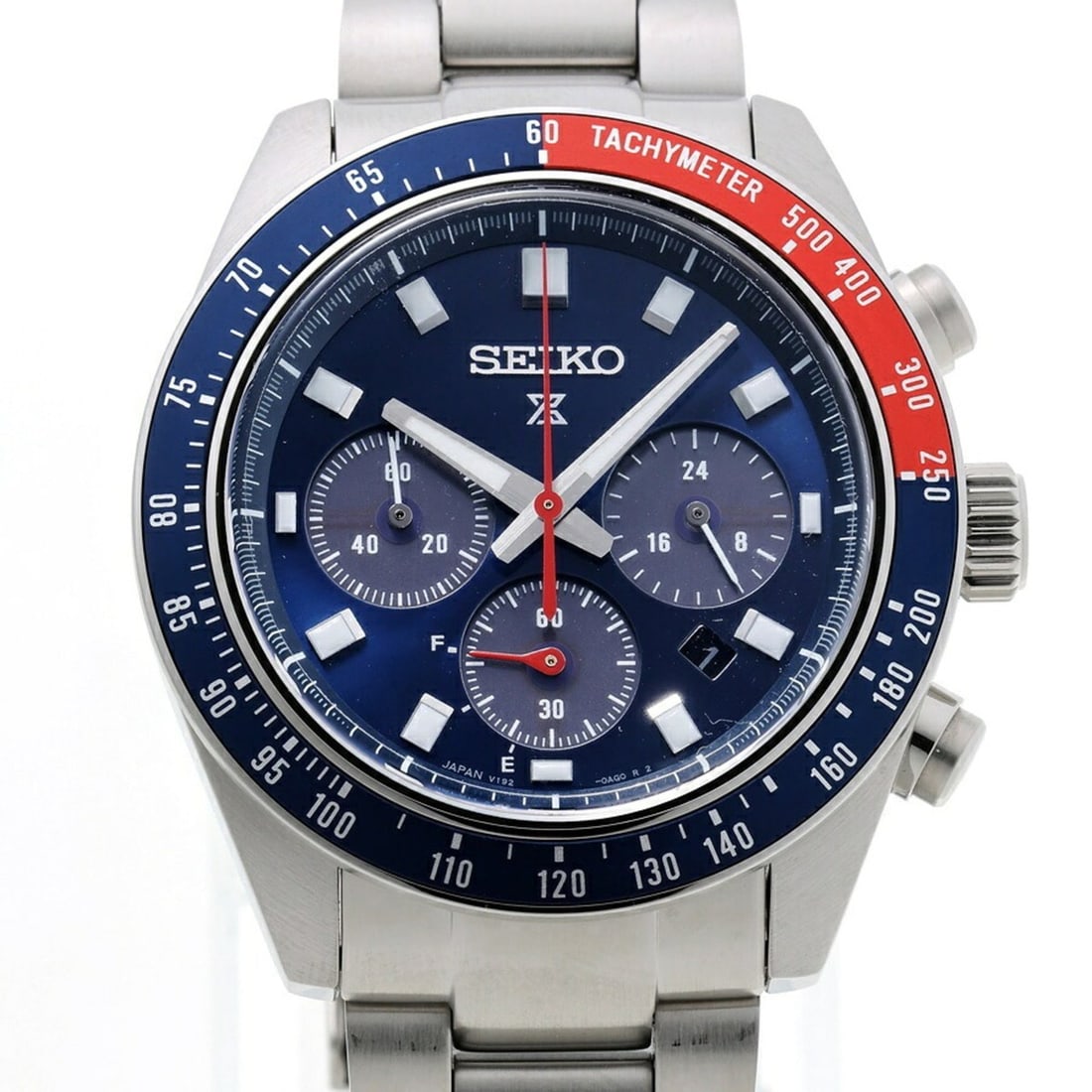 Seiko Prospec Speed Timer SBDL097 V192-0AH0 Quartz Solar Watch A-159469 (1 of 8)