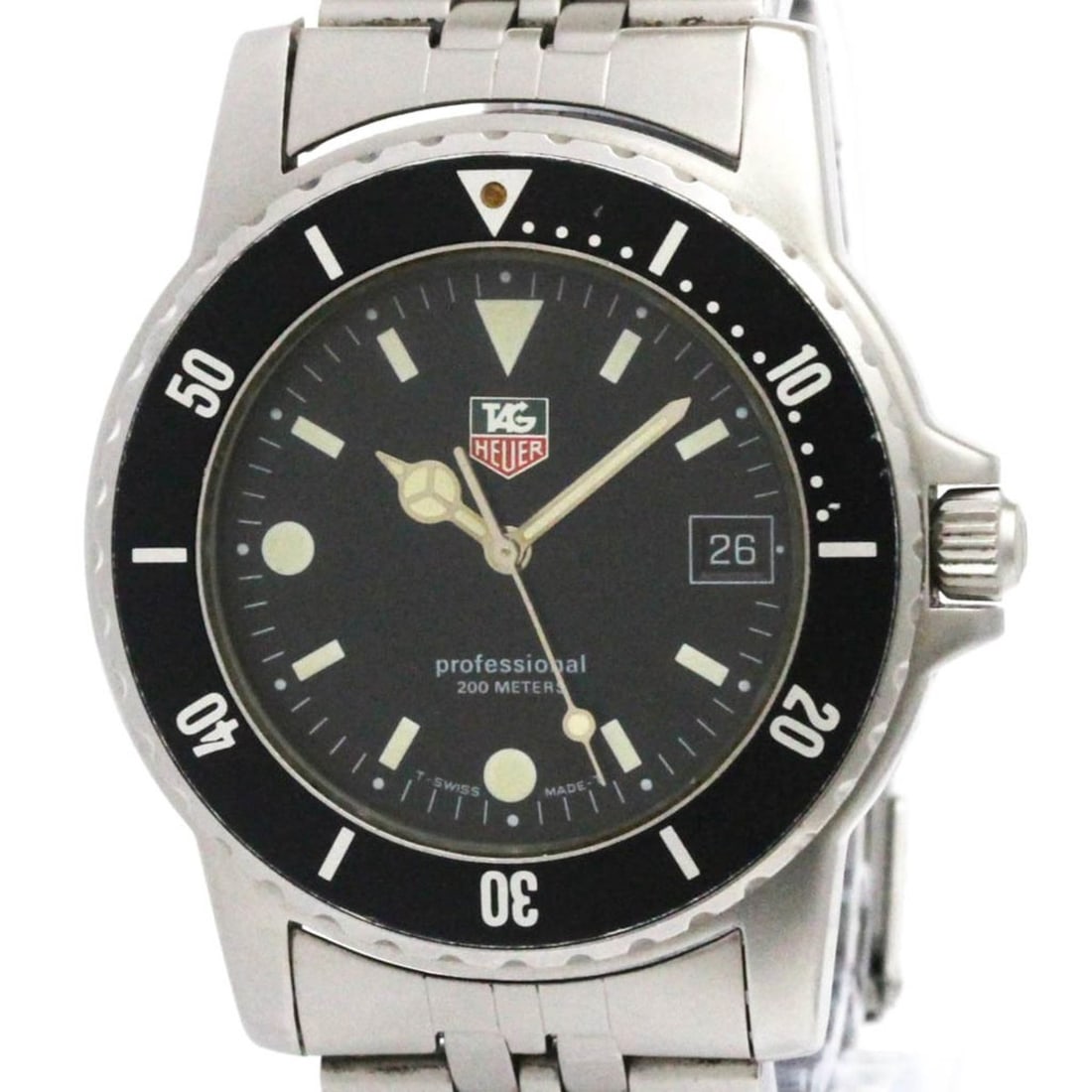 TAG HEUER Professional 200 Stainless Steel Quartz Mens Watch 929.206G: --- Catalog ---Category: SizeCase Diameter: 40mm / 1.57''Category: DesignType: WristwatchStyle: SportGender: MenColor (Dial): BlackMaterial (Band): Stainless steelMaterial (Case): Stainless steelCateg