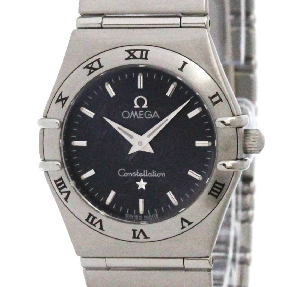 OMEGA Constellation Steel Quartz Ladies Watch 1572.40 Polished: --- Catalog ---Category: SizeCase Diameter: 25mm / 0.98''Category: DesignType: WristwatchStyle: Dress/FormalGender: WomenColor (Dial): GrayMaterial (Band): Stainless steelMaterial (Case): Stainless st