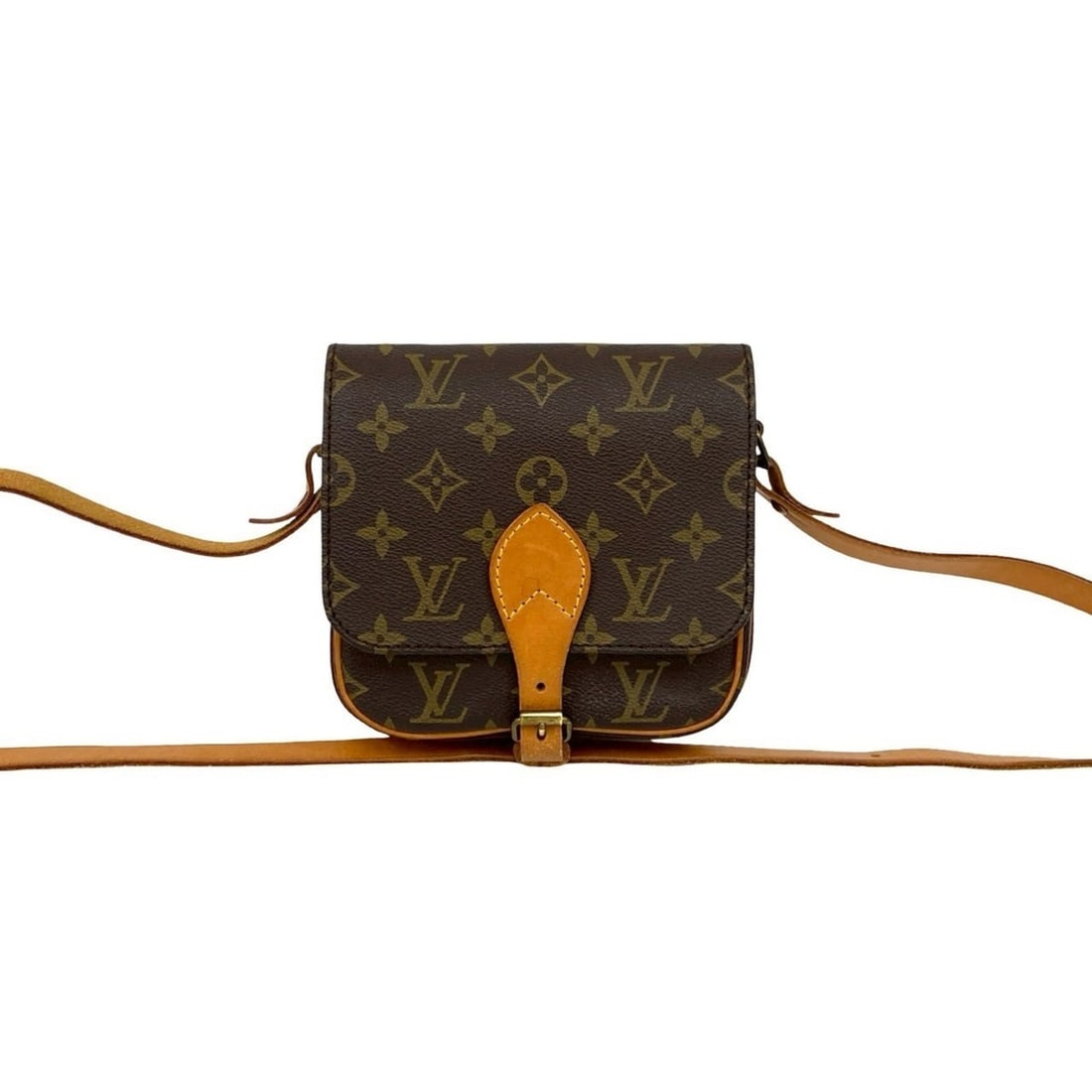LOUIS VUITTON Vintage Saint-Cloud Monogram Leather Shoulder Bag/Pochette Brown 33193: --- Catalog ---Category: SizeSize (HxWxD): 15.5cm x 16cm x 5cm / 6.1'' x 6.29'' x 1.96''Category: DesignType: Pochette, Shoulder bagColor: BrownGender: WomenMaterial: PVC , Leather Category: GeneralBr