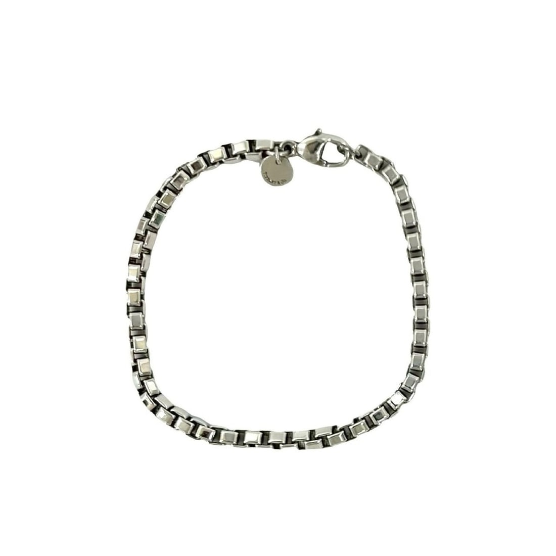 TIFFANY & Co. Tiffany Venetian Chain Bracelet, 925 Sterling Silver, Bangle Accessory, 78718: --- Catalog ---Category: SizeLength: 20cm / 7.87''Category: DesignType: Charm braceletColor: SilverGender: WomenMaterial: Silver 925Category: GeneralBrand: Tiffany--- Item List ---Section: ConditionRa