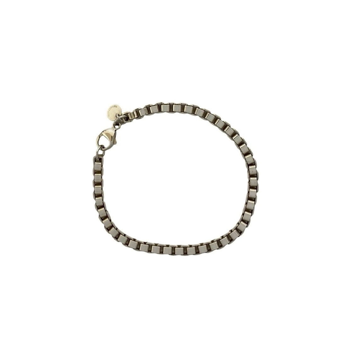 TIFFANY & Co. Tiffany Venetian Chain Bracelet, 925 Sterling Silver, Accessory, 38901: --- Catalog ---Category: SizeLength: 19cm / 7.48''Category: DesignType: Charm braceletColor: SilverGender: WomenMaterial: Silver 925Category: GeneralBrand: Tiffany--- Item List ---Section: ConditionRa