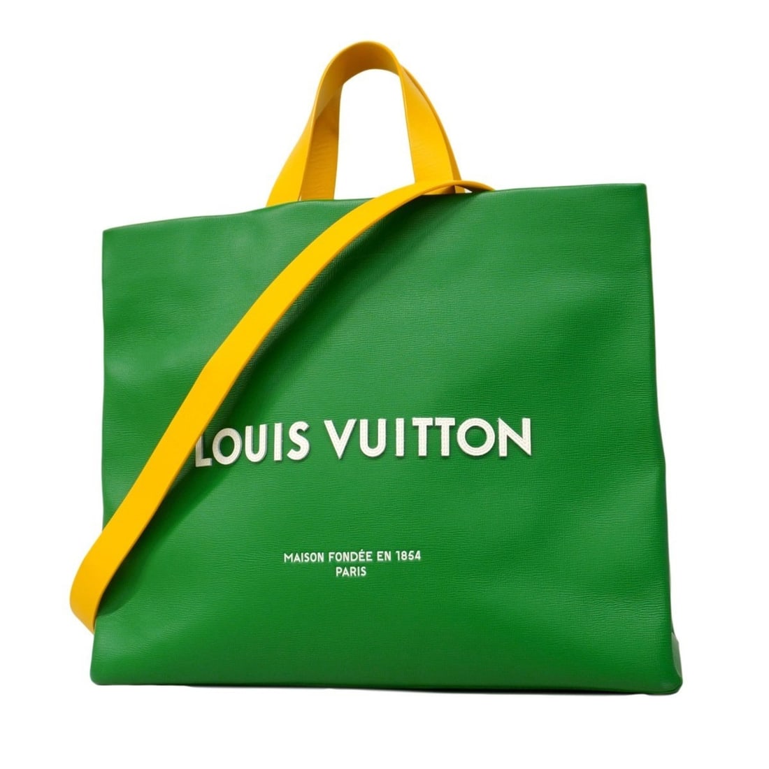 Louis Vuitton Tote Bag, LV Package Shopper MM M13982, Vert, 2-Way Men's/Women's: --- Catalog ---Category: SizeSize (HxWxD): 33cm x 40cm x 15cm / 12.99'' x 15.74'' x 5.9''Category: DesignType: Tote bagColor: VertGender: Men,WomenCategory: GeneralMPN: M13982Brand: Louis Vuitton--- I