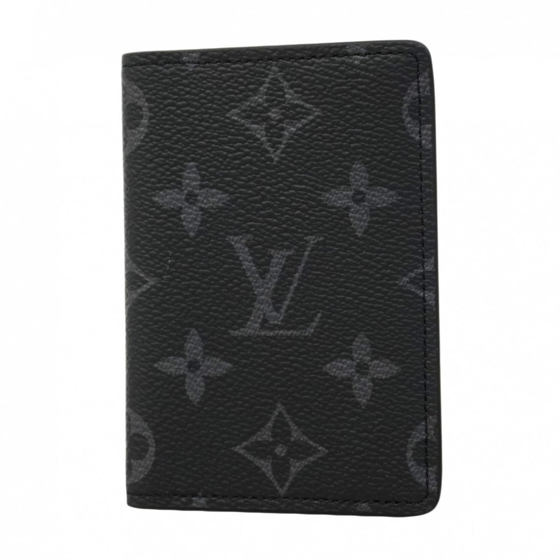 Louis Vuitton Monogram Eclipse Organizer de Poche M61696 Black Men's Card Case (1 of 9)