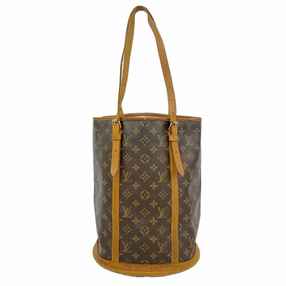 Louis Vuitton Monogram Bucket GM Tote Bag M42236 Brown Women's: --- Catalog ---Category: SizeSize (HxWxD): 36cm x 27cm x 20cm / 14.17'' x 10.62'' x 7.87''Category: DesignType: Tote bagColor: BrownGender: WomenCategory: GeneralMPN: M42236Brand: Louis Vuitton--- Ite
