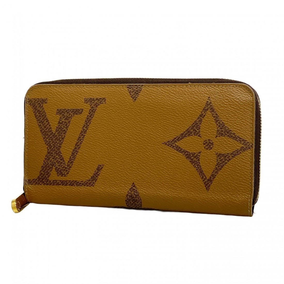 Louis Vuitton Monogram Giant Reverse Zippy Wallet M69353 Brown Men's and Women's (1 of 16)
