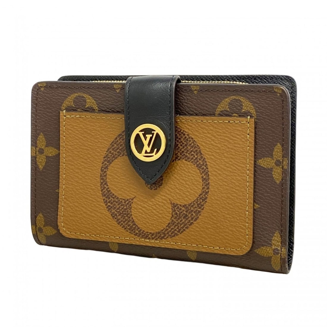 Louis Vuitton Monogram Giant Reverse Portefeuille Juliette Wallet M69432 Brown Women's (1 of 8)