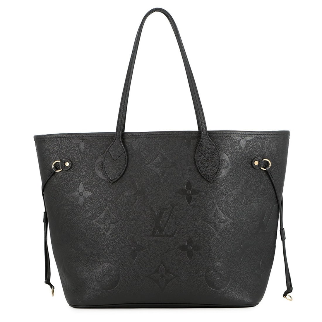 Louis Vuitton Tote Bag Monogram Empreinte Neverfull MM M45685 LOUIS VUITTON Black Handbag Women's (1 of 16)