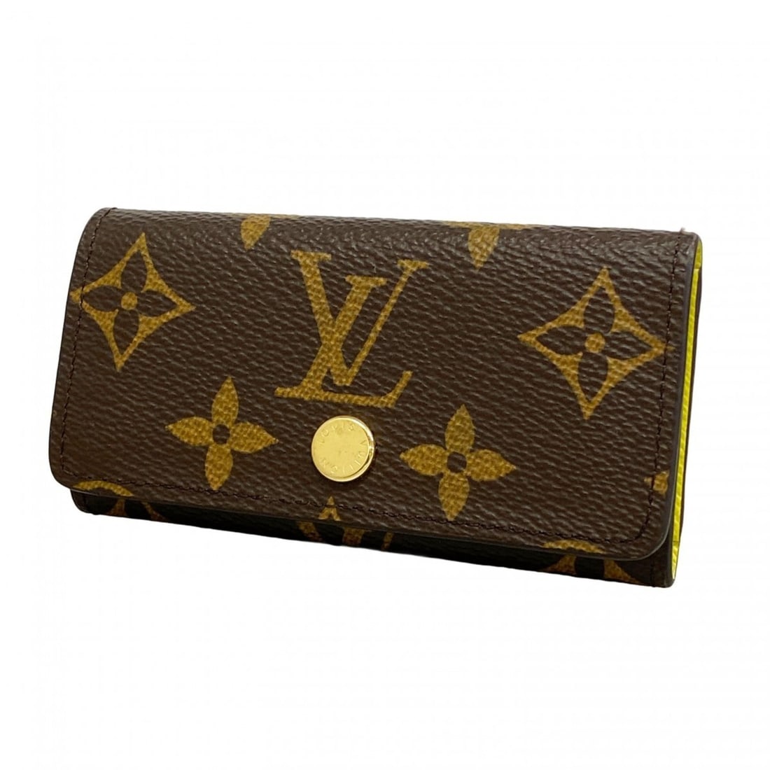 Louis Vuitton Monogram Multicle 4 Key Case, Tonic Lemon, M25708, Women's: --- Catalog ---Category: DesignType: KeycaseGender: WomenCategory: GeneralMPN: M25708Brand: Louis VuittonCategory: Physical PropertiesSize (HxWxD): 5.5cm x 10.5cm x 1.5cm / 2.16'' x 4.13'' x 0.59''---
