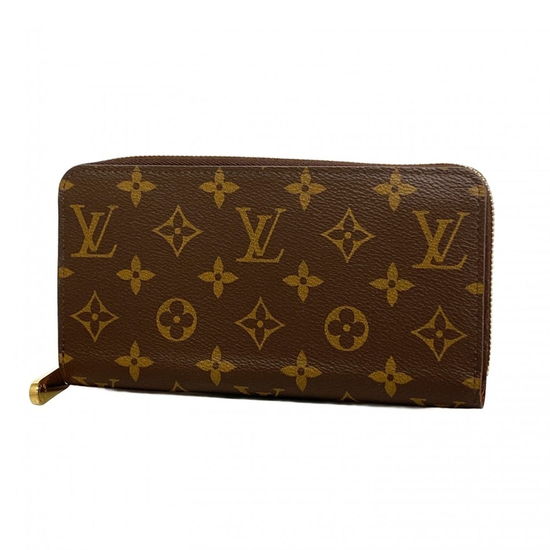 Louis Vuitton Monogram Zippy Wallet M42616 Brown Men's and Women's (1 of 9)