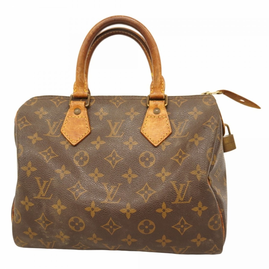 Louis Vuitton Monogram Speedy 25 Handbag M41109 Brown Women's (1 of 13)