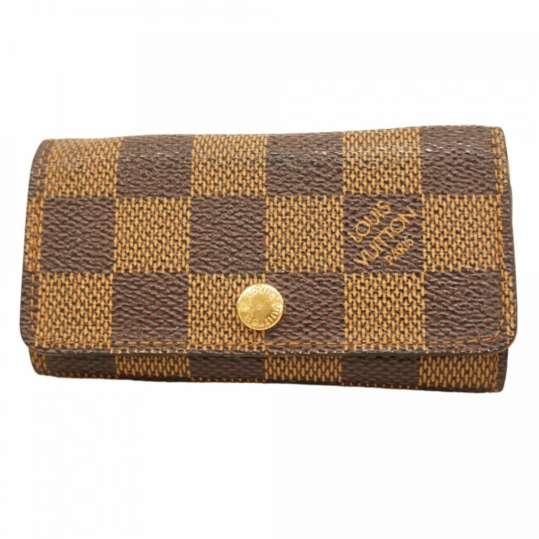 Louis Vuitton Damier Multicle 4 Key Case N62631 Ebene Women's: --- Catalog ---Category: DesignType: KeycaseColor: EbeneGender: WomenCategory: GeneralMPN: N62631Brand: Louis VuittonCategory: Physical PropertiesSize (HxWxD): 5.5cm x 10.5cm x 1.5cm / 2.16'' x 4.13''