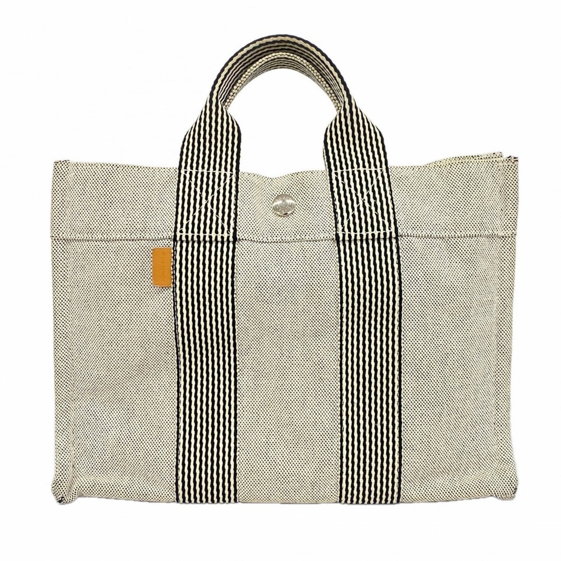 Hermes Hermès New Foule Tote PM Canvas Bag, Gray, Men's and Women's: --- Catalog ---Category: SizeSize (HxWxD): 22cm x 30cm x 8cm / 8.66'' x 11.81'' x 3.14''Category: DesignType: Tote bagColor: GrayGender: Men,WomenMaterial: Canvas Hardware Color: SilverCategory:
