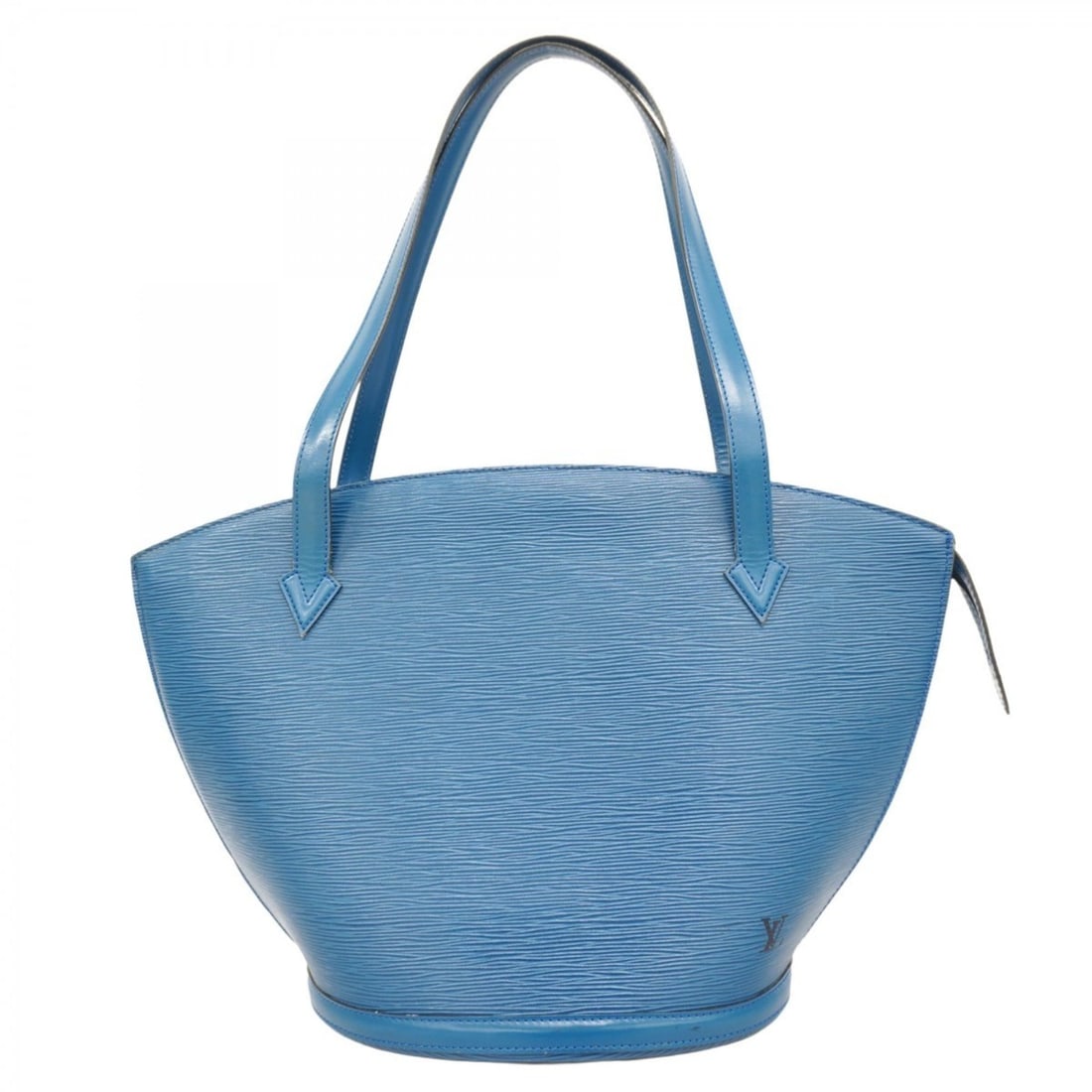 Louis Vuitton Epi Saint-Jacques Shoulder Bag M52265 Toledo Blue for Women: --- Catalog ---Category: SizeSize (HxWxD): 30cm x 26cm x 17cm / 11.81'' x 10.23'' x 6.69''Category: DesignType: Shoulder bagColor: Toledo blueGender: WomenCategory: GeneralMPN: M52265Brand: Louis