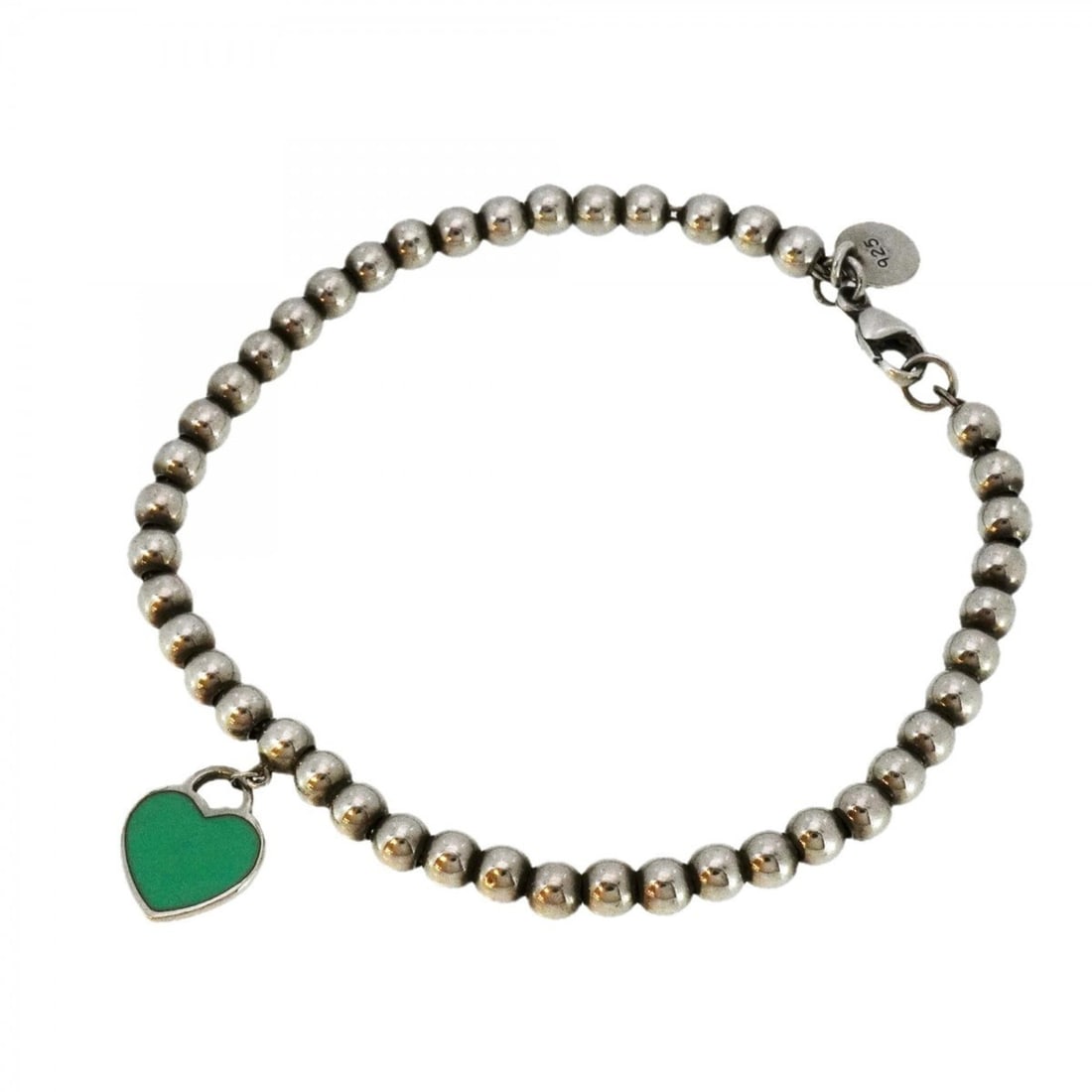 Tiffany Bracelet Return to Bead Chain Silver 925 Blue Women's: --- Catalog ---Category: SizeLength: 16.5cm / 6.49''Category: DesignType: Charm braceletColor: BlueGender: WomenMaterial: Silver 925Category: GeneralBrand: Tiffany--- Item List ---Section: