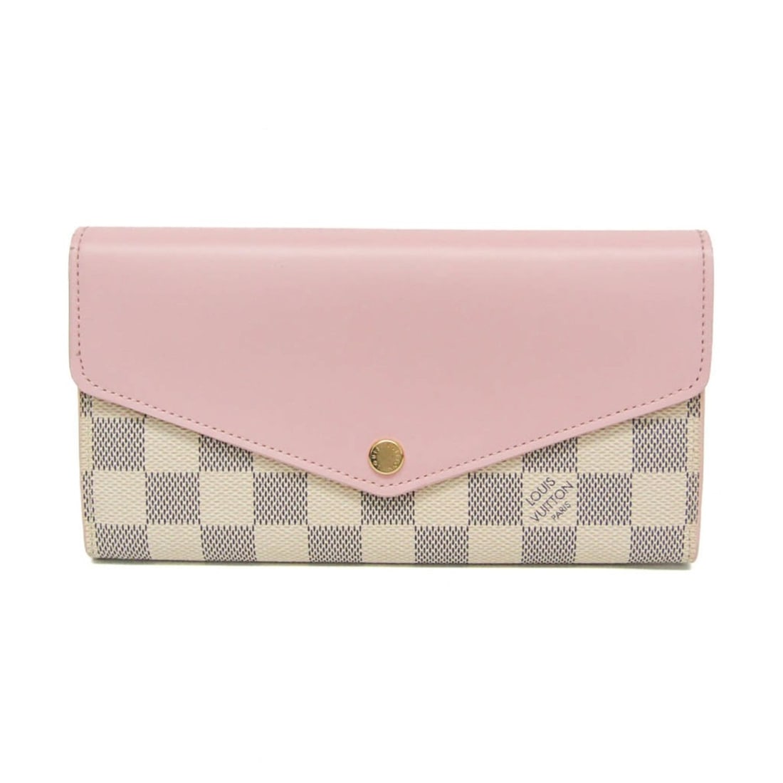Louis Vuitton Damier Azur Sarah Wallet N60232 Men,Women Damier Azur Long Wallet (bi-fold) Rose: --- Catalog ---Category: SizeSize (HxWxD): 10.5cm x 19cm x 2cm / 4.13'' x 7.48'' x 0.78''Category: DesignType: Long wallet (bi-fold)Color: Rose ballerine, WhiteGender: Men,WomenClosure: Snap