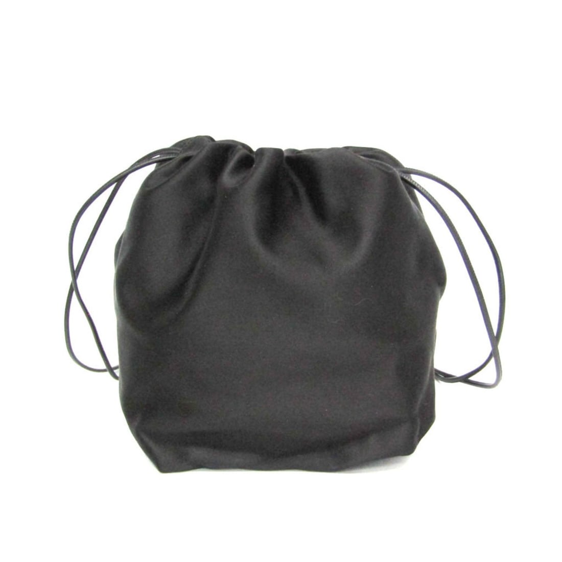 Jil Sander Drawstring Bag Women's Leather,Satin Shoulder Bag Black (1 of 20)