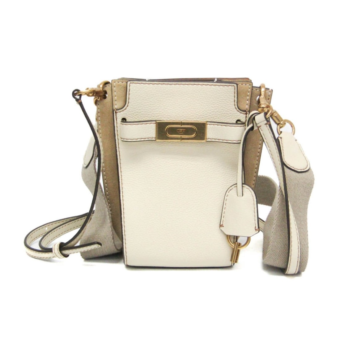 Tory Burch LEE RADZIWILL Double Bucket Bag 139016 Women's Leather,Suede Shoulder Bag Light: --- Catalog ---Category: SizeSize (HxWxD): 19cm x 11cm x 8.5cm / 7.48'' x 4.33'' x 3.34''Strap Length: 110cm - 120cm / 43.3'' - 47.24''Category: DesignType: Shoulder bagColor: Light beige, Off-whiteGe