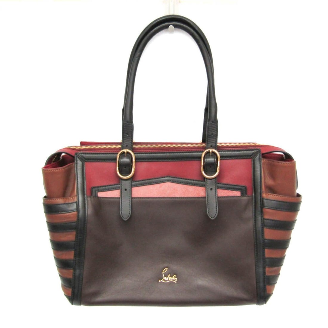 Christian Dior Farida Women's Leather Tote Bag Brown,Red Color,Wine: --- Catalog ---Category: SizeSize (HxWxD): 25cm x 31cm x 15cm / 9.84'' x 12.2'' x 5.9''Handle Length: 40cm - 62cm / 15.74'' - 24.4''Category: DesignType: Tote bagColor: Brown, Red color, WineGender: W