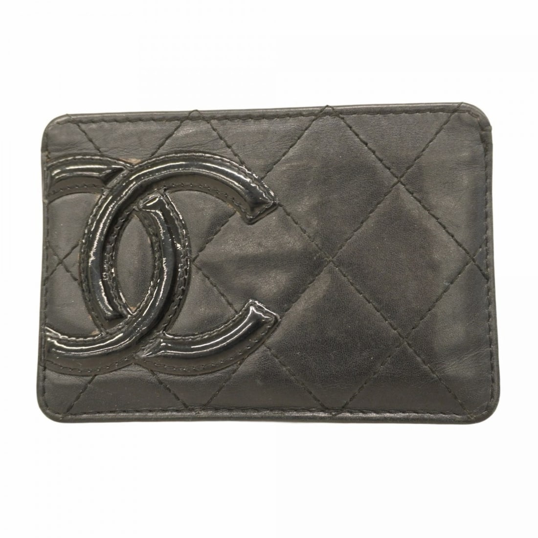 Chanel Cambon Business Card Case in Black Lambskin for Women, P2417986 (1 of 10)