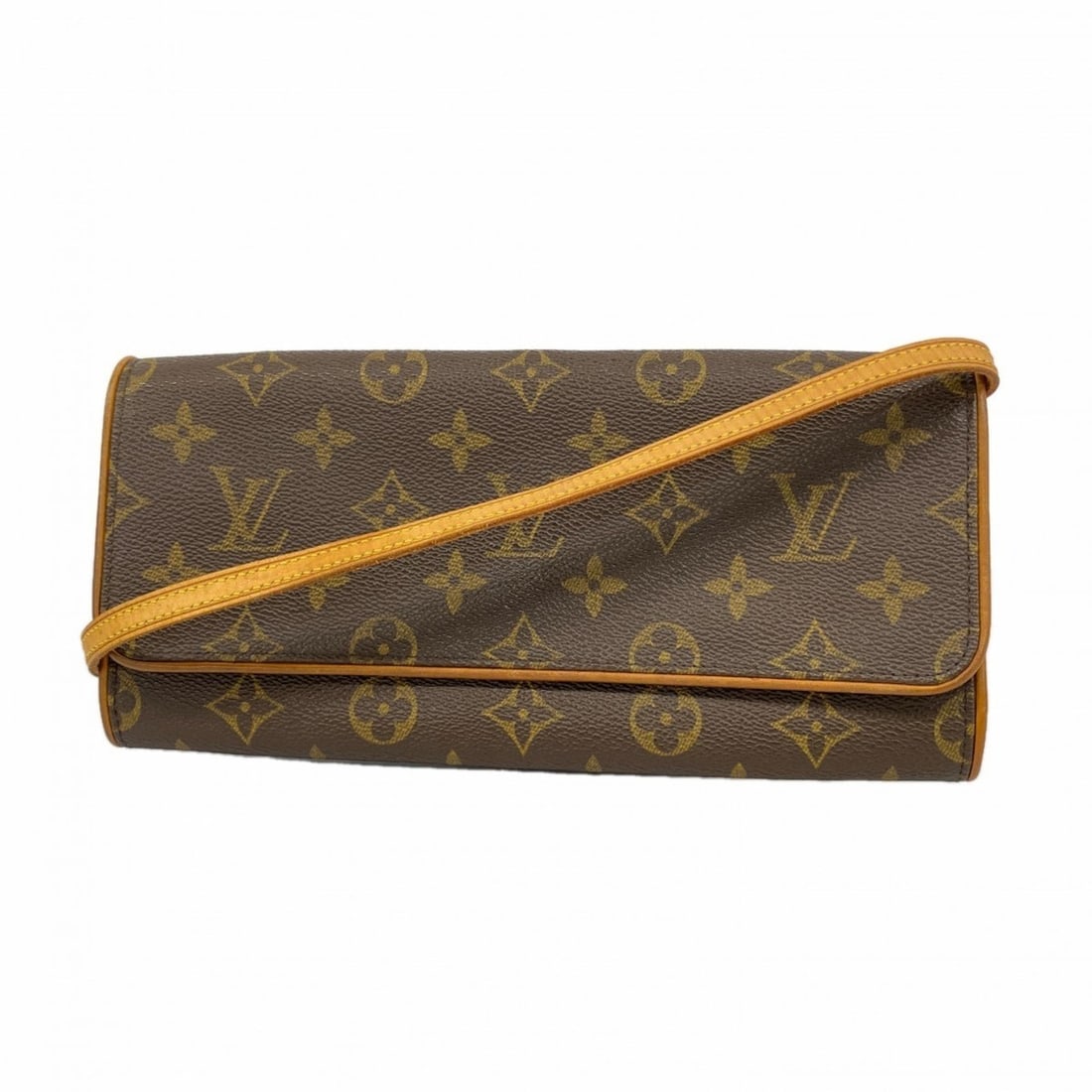 Louis Vuitton Monogram Pochette Twin GM Shoulder Bag M51852 Brown Women's P2308615: --- Catalog ---Category: SizeSize (HxWxD): 12cm x 24cm x 3cm / 4.72'' x 9.44'' x 1.18''Category: DesignType: Pochette, Shoulder bagColor: BrownGender: WomenCategory: GeneralMPN: M51852Brand: Louis Vui