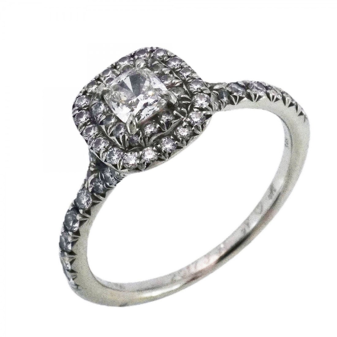 Tiffany Soleste Ring, Pt950 Platinum, Diamond, 0.22ct, Size 9, Women's: --- Catalog ---Category: SizeJP Size: 9US Size: 5Category: DesignType: Band ringStone: DiamondGender: WomenMaterial: Platinum 950Category: GeneralBrand: Tiffany--- Item List ---Section: