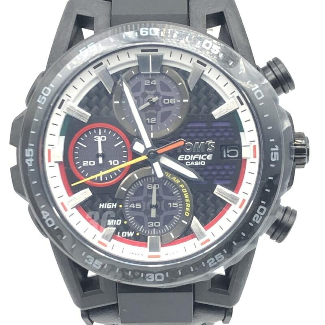 CASIO EDIFICE TOM'S Wristwatch 50th Anniversary Model EFS-S641TMS-1AJR Casio: --- Catalog ---Category: SizeWrist Size: 16.5cm - 23cm / 6.49'' - 9.05''Case Diameter: 33mm / 1.3''Category: DesignType: WristwatchGender: MenCategory: GeneralBrand: CasioCategory: MovementMovement: Q